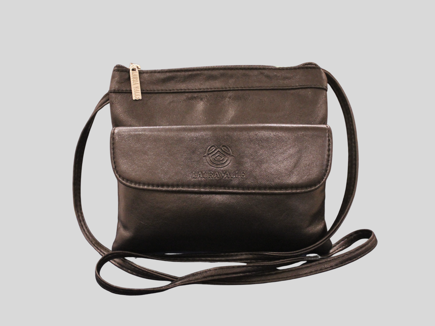 Sac à bandoulière Laura Valle noir en cuir véritable 🇪🇸