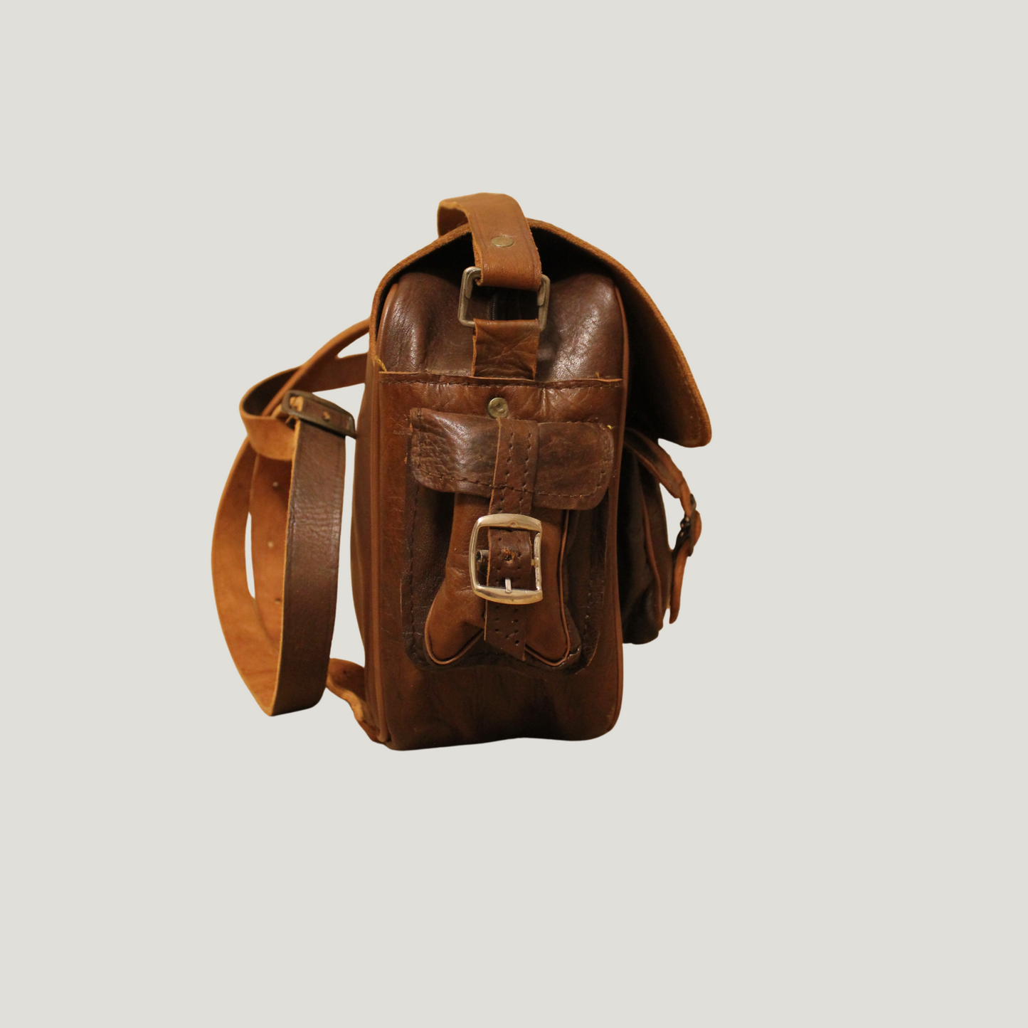 Leather Artisanal Bag - Unisex