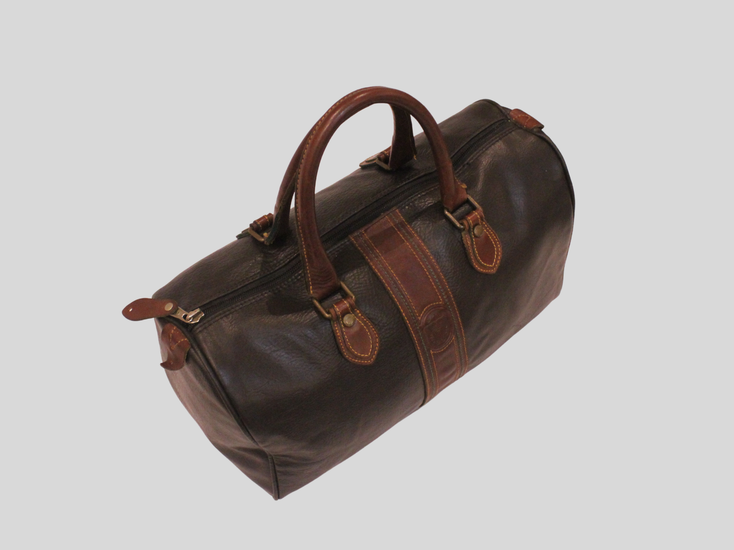 Sac de Voyage Polochon en Cuir Vintage – Nobuck