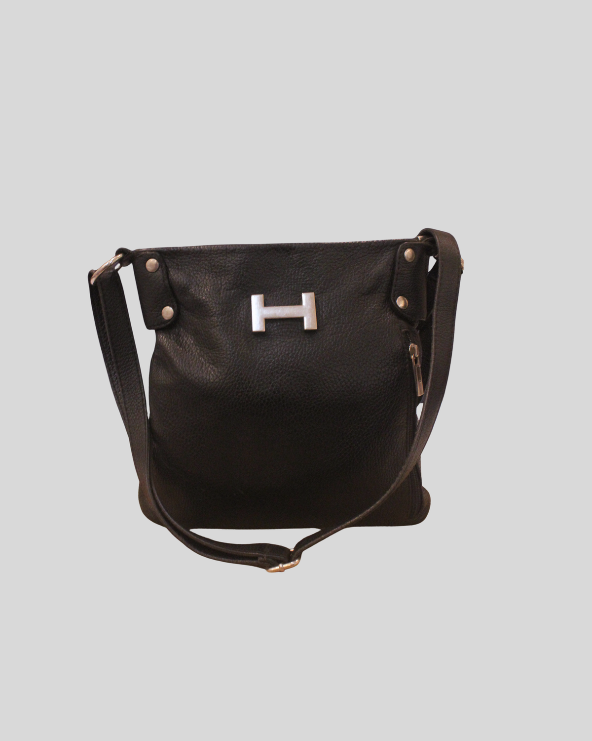 Eva Bags Anita – Sac bandoulière noir en cuir