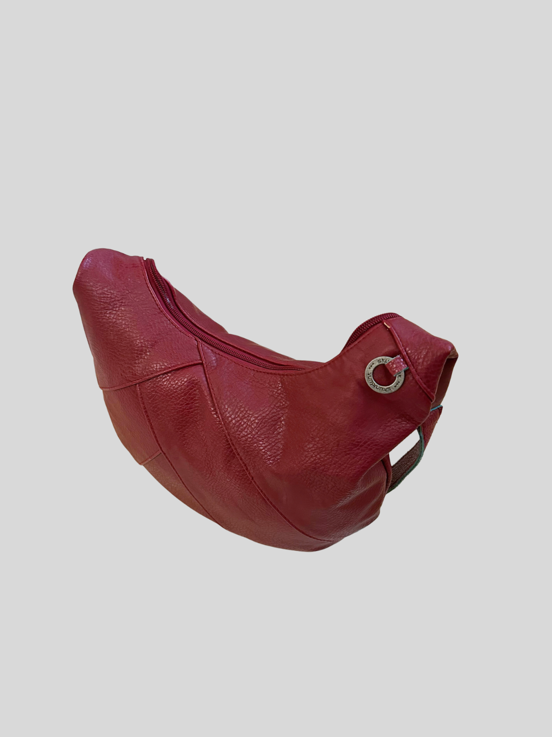 🇪🇸 Skunkfunk – Sac épaule rouge bordeaux à panneaux