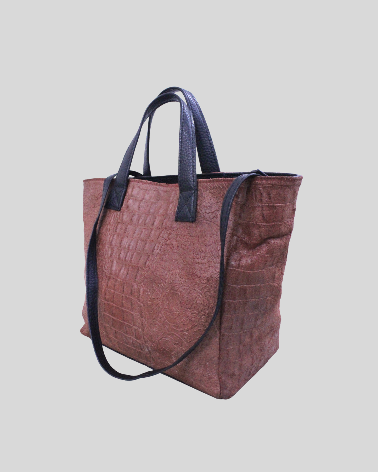 Sac à main Borse in Pelle en cuir rouge