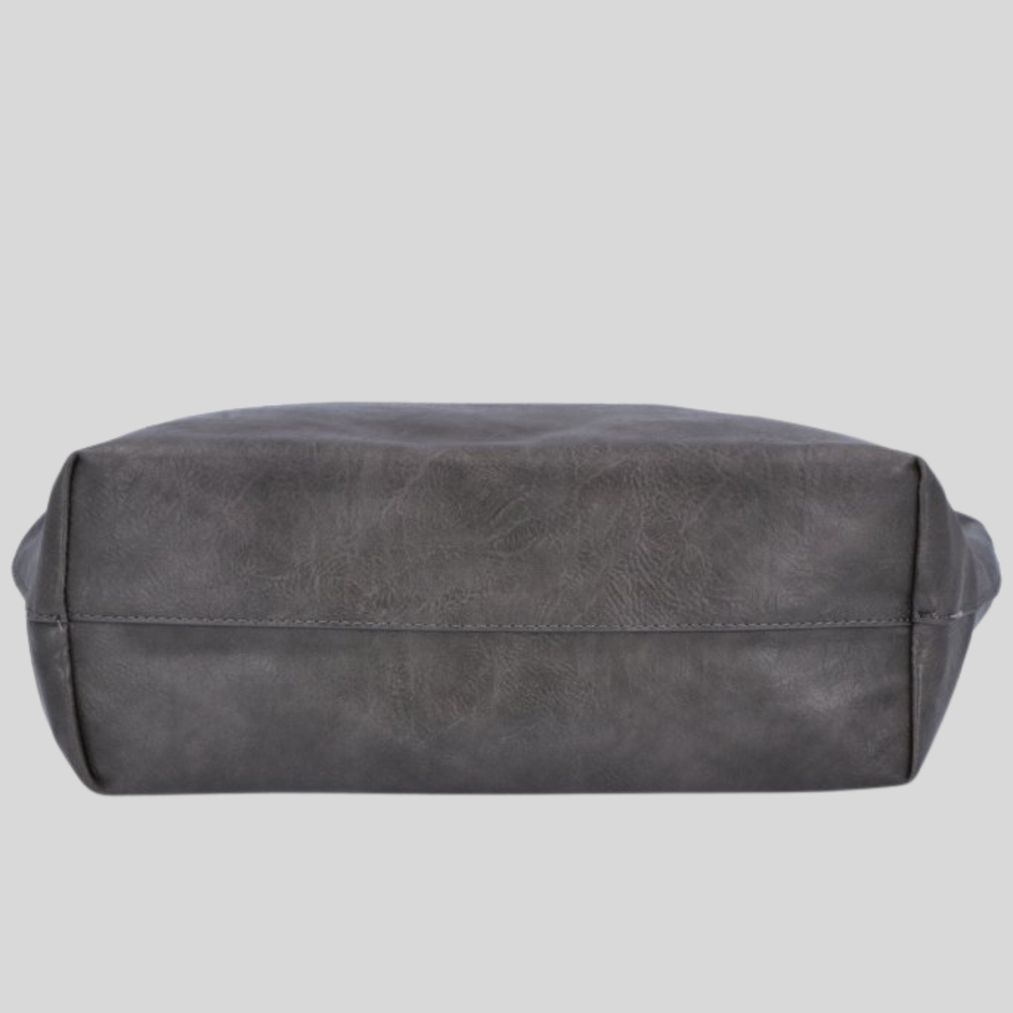 Sac Fourre-Tout Urban Style – Gris & Anses Cognac