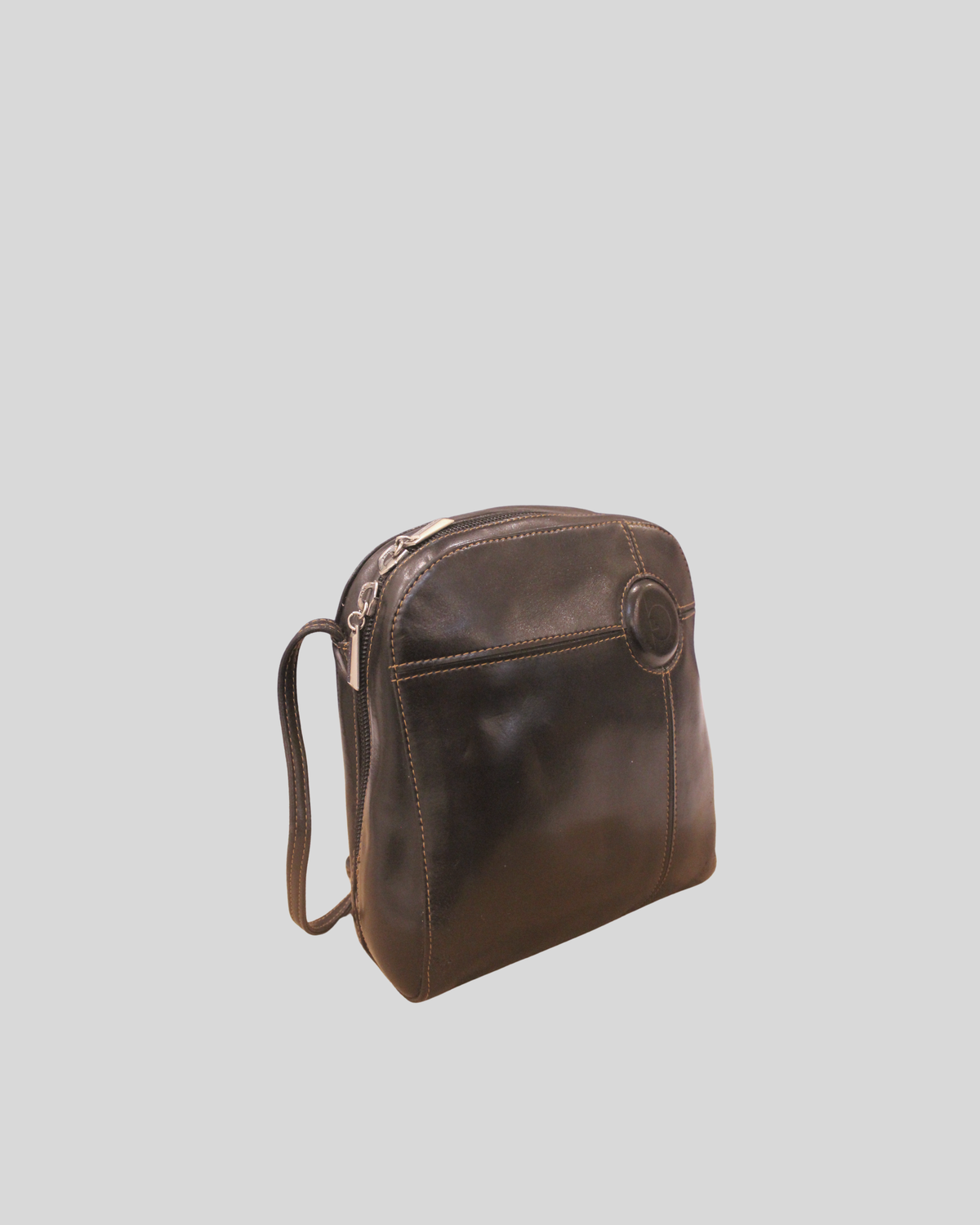 Sac à bandoulière Liza Cline noir en cuir véritable