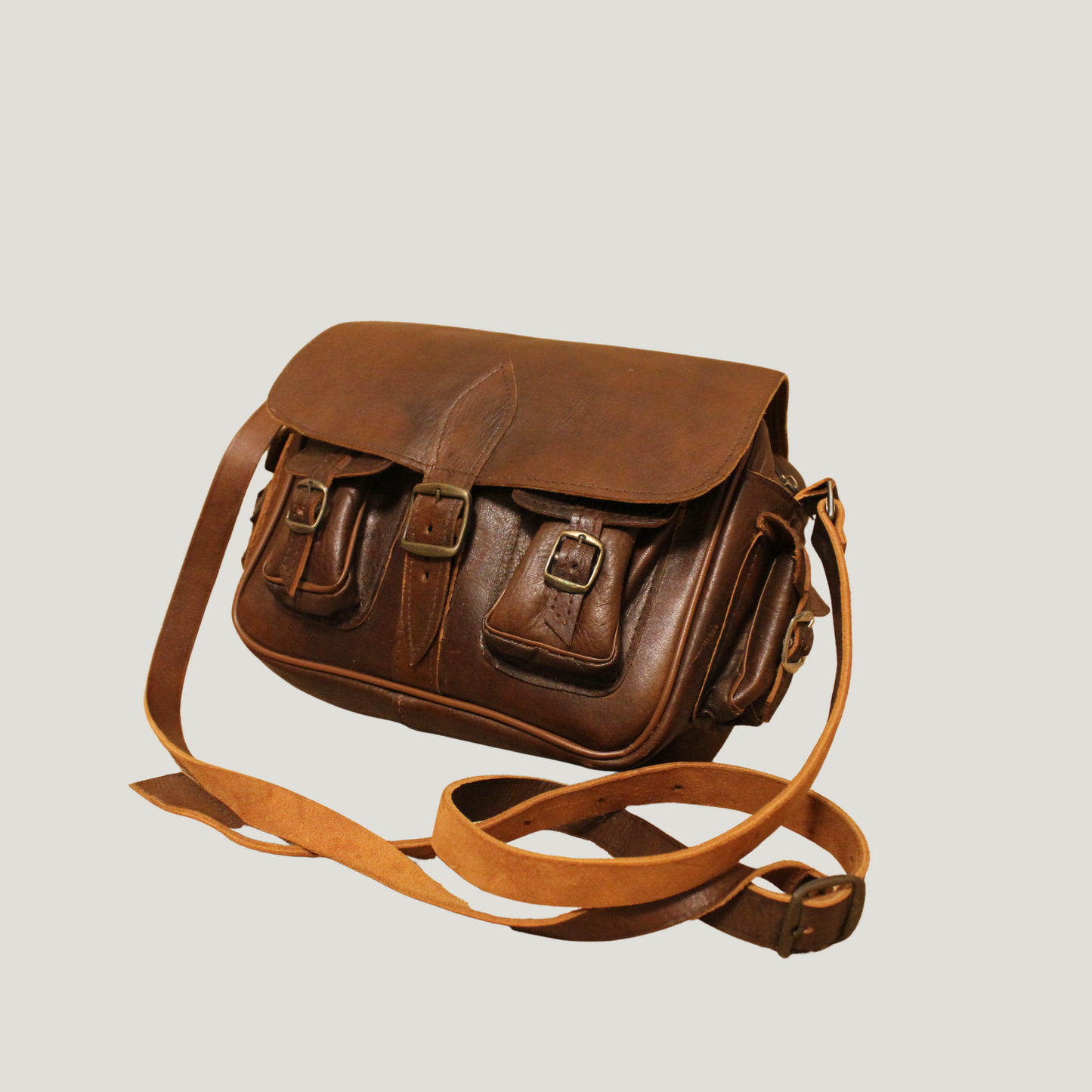 Leather Artisanal Bag - Unisex