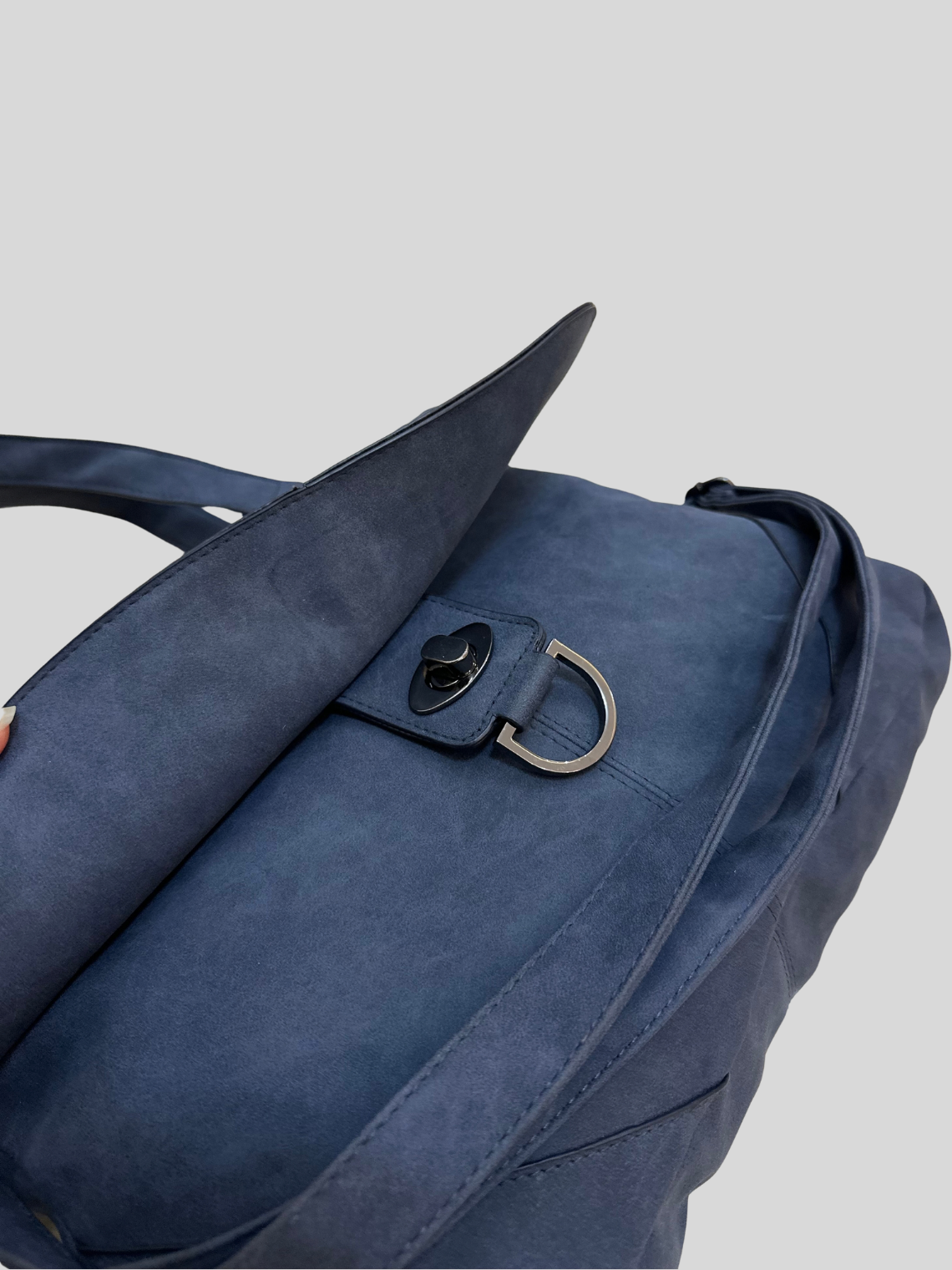 Promod – Grand sac bleu marine à rabat