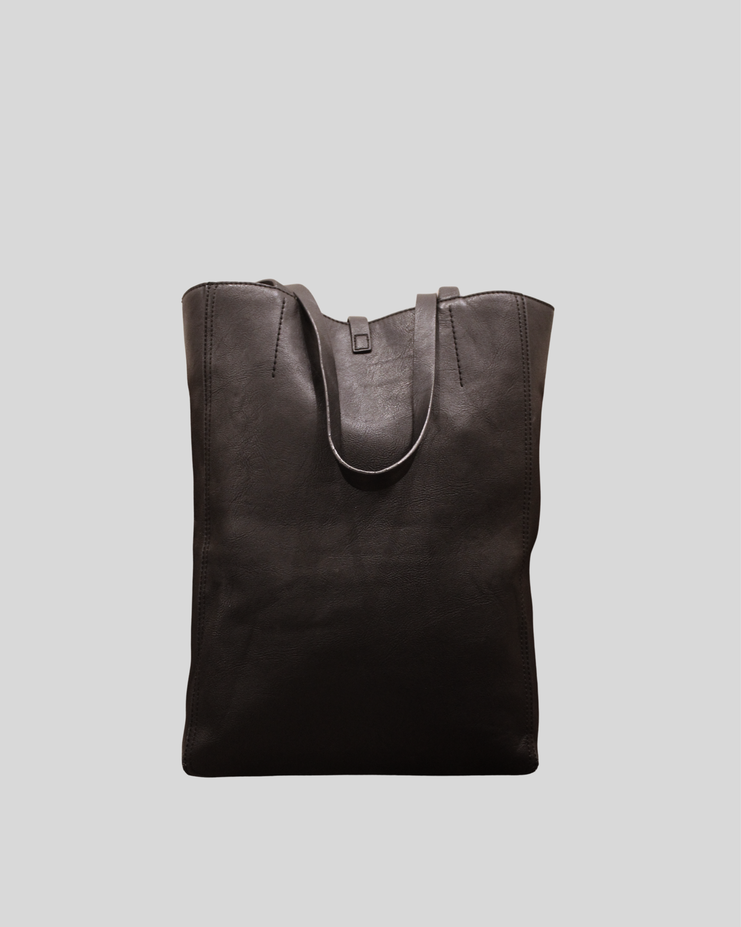 Tote bag Esprit noir en cuir