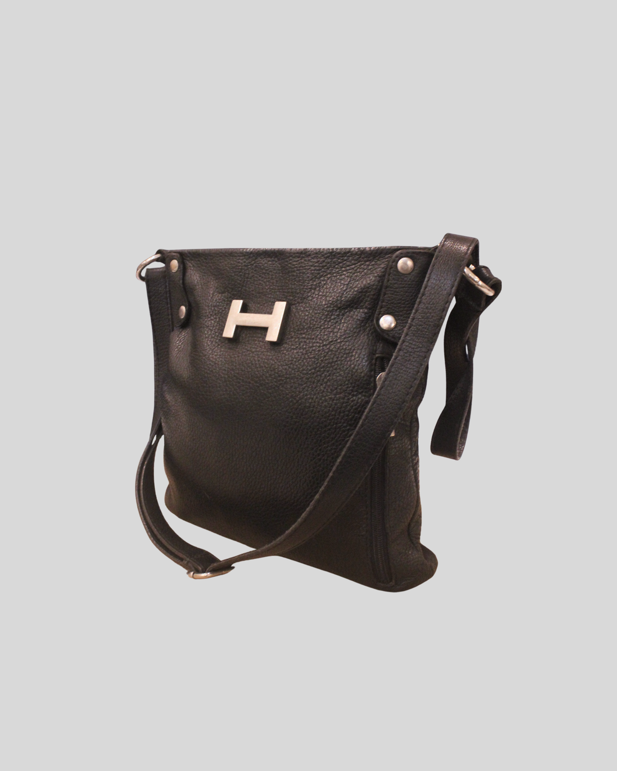 Eva Bags Anita – Sac bandoulière noir en cuir