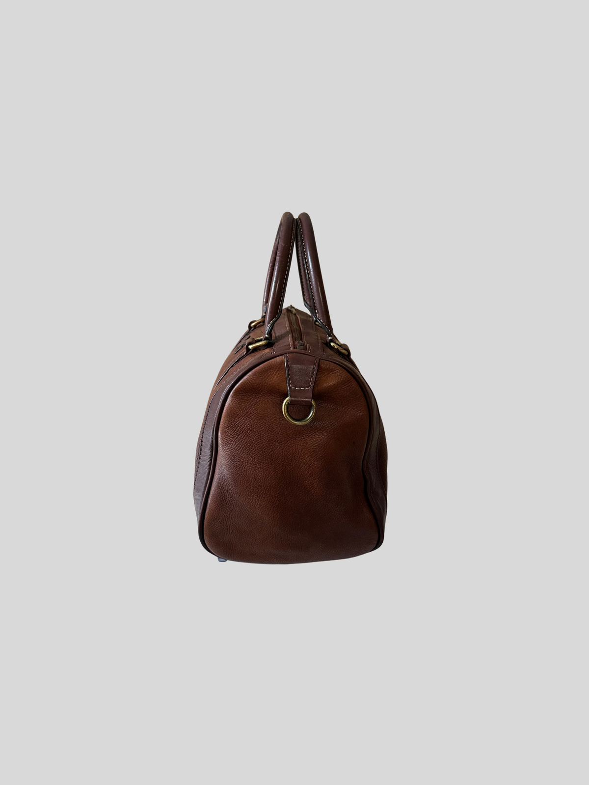 🇪🇸 Purificación García – Sac à main bowling marron
