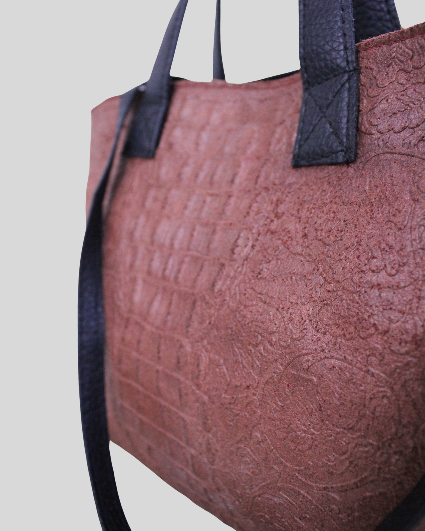 Sac à main Borse in Pelle en cuir rouge