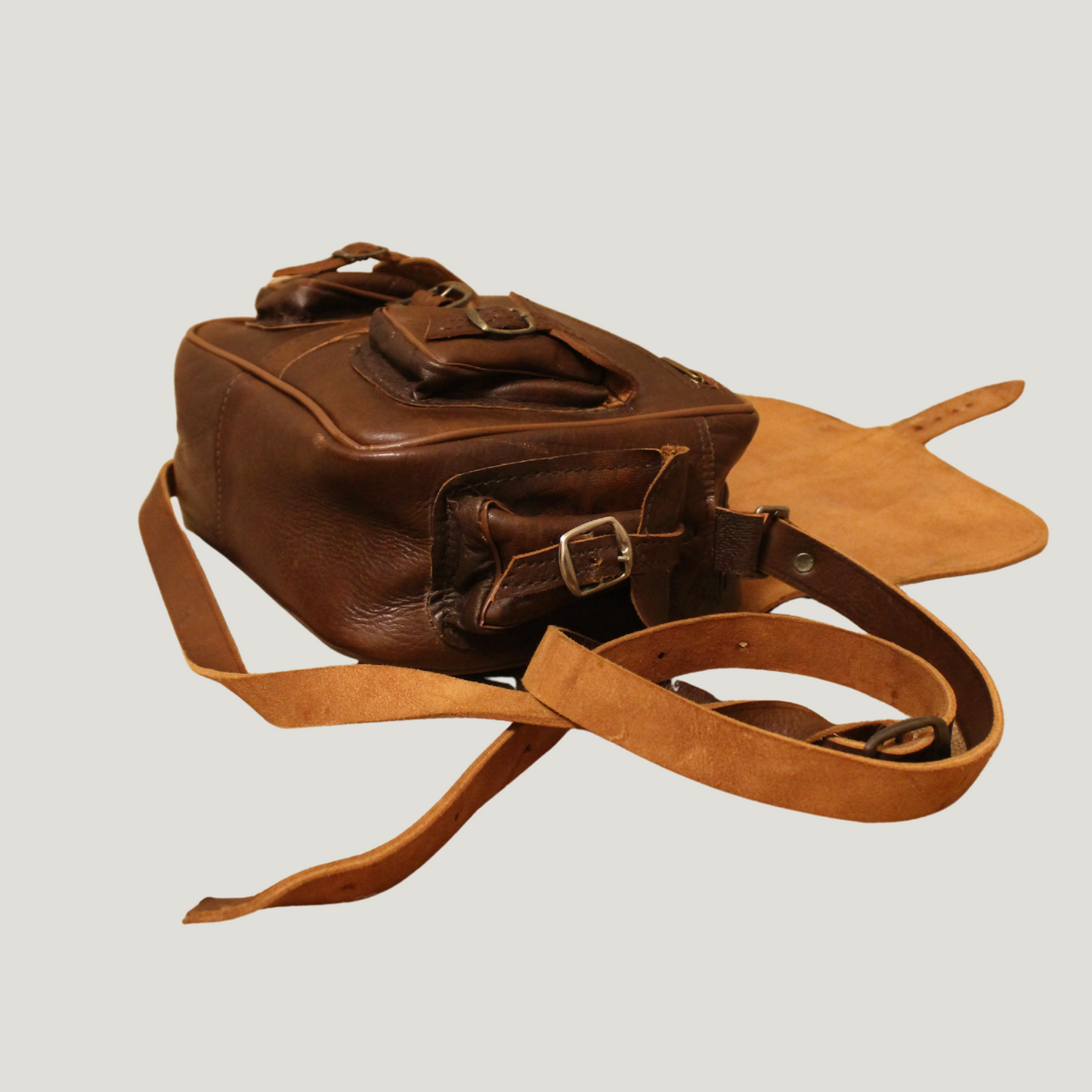 Leather Artisanal Bag - Unisex
