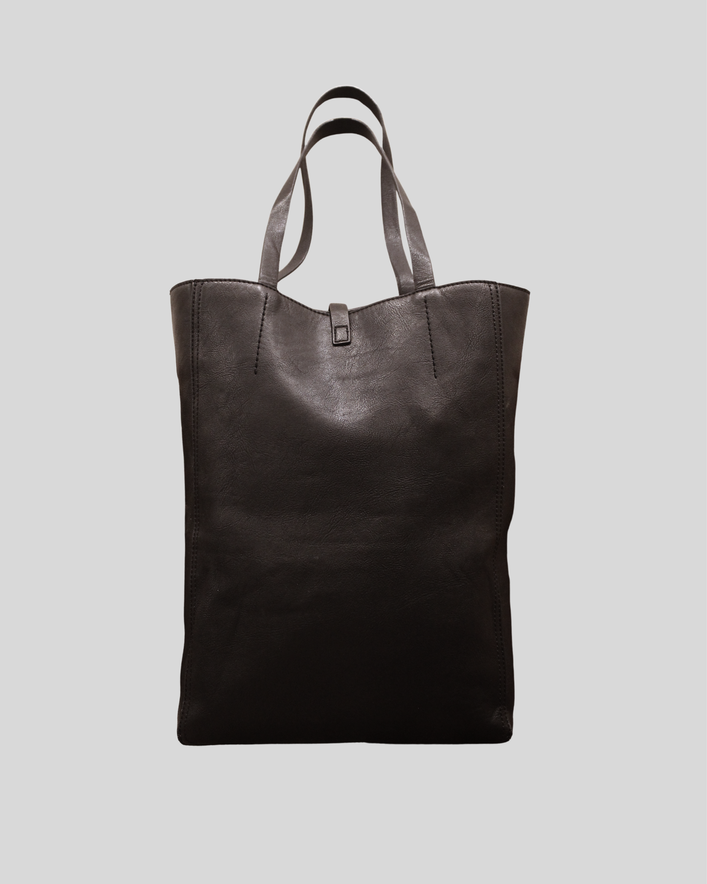 Tote bag Esprit noir en cuir