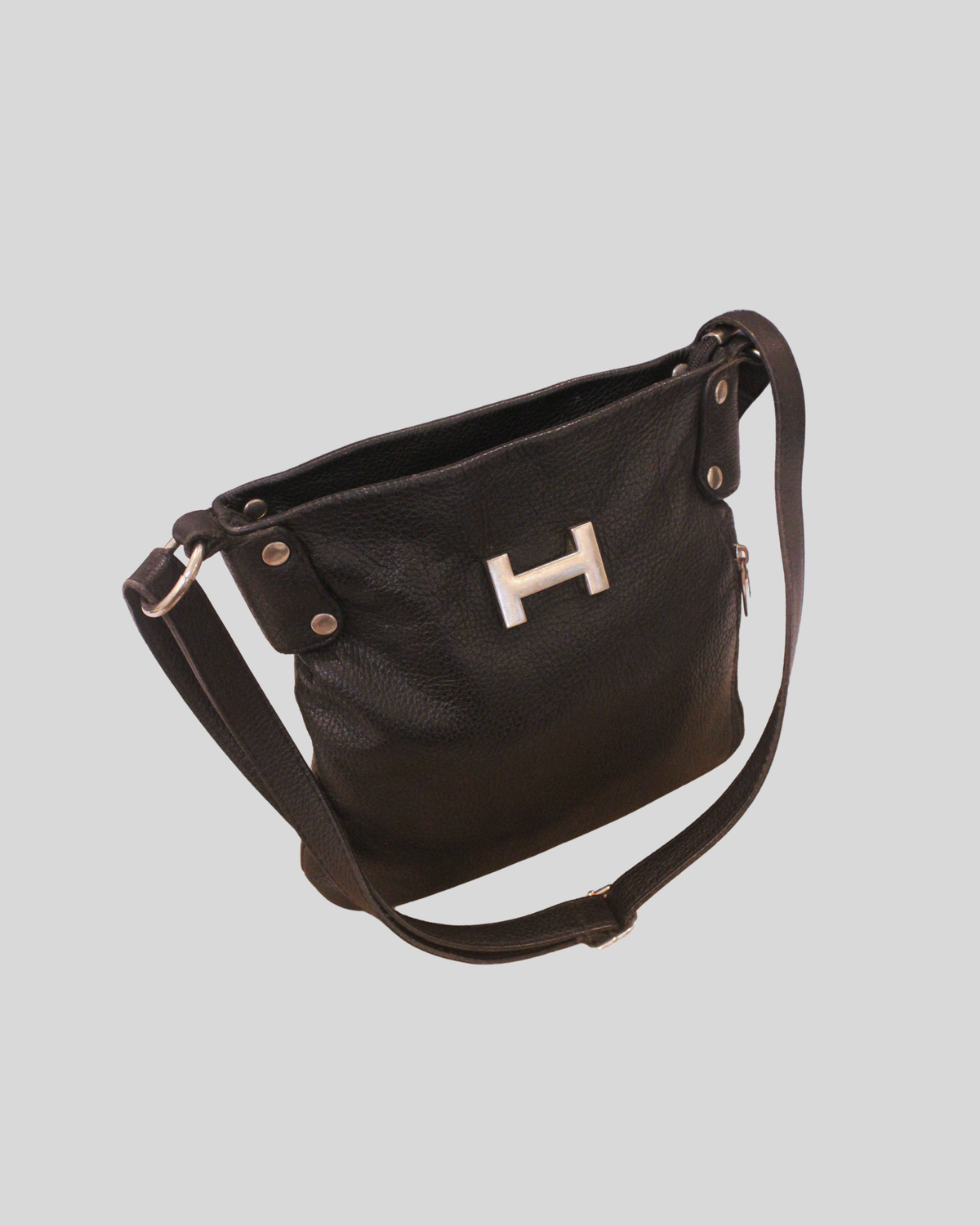 Eva Bags Anita – Sac bandoulière noir en cuir