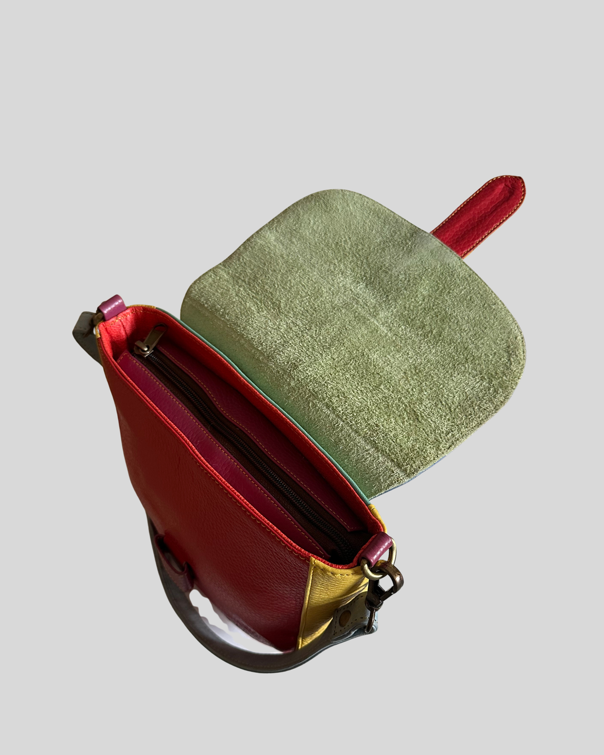 🇪🇸 Soruka – Dream sac bandoulière multicolore en cuir recyclé
