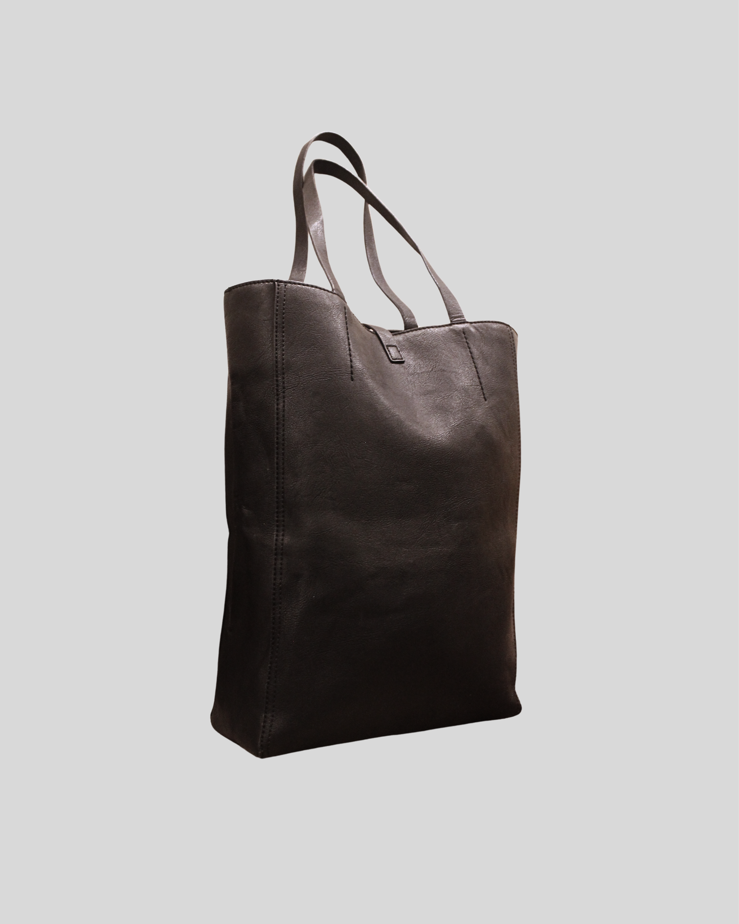 Tote bag Esprit noir en cuir