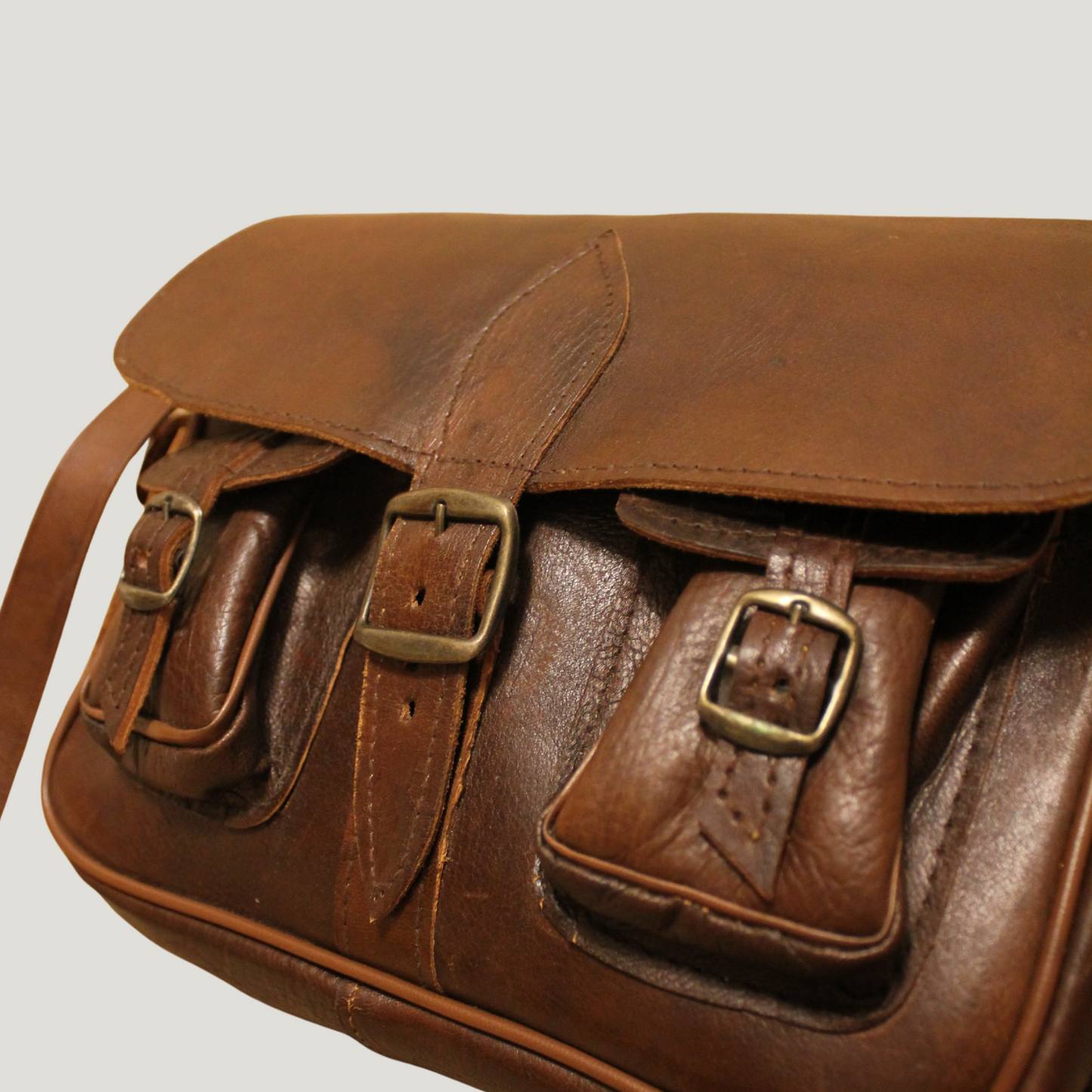 Leather Artisanal Bag - Unisex
