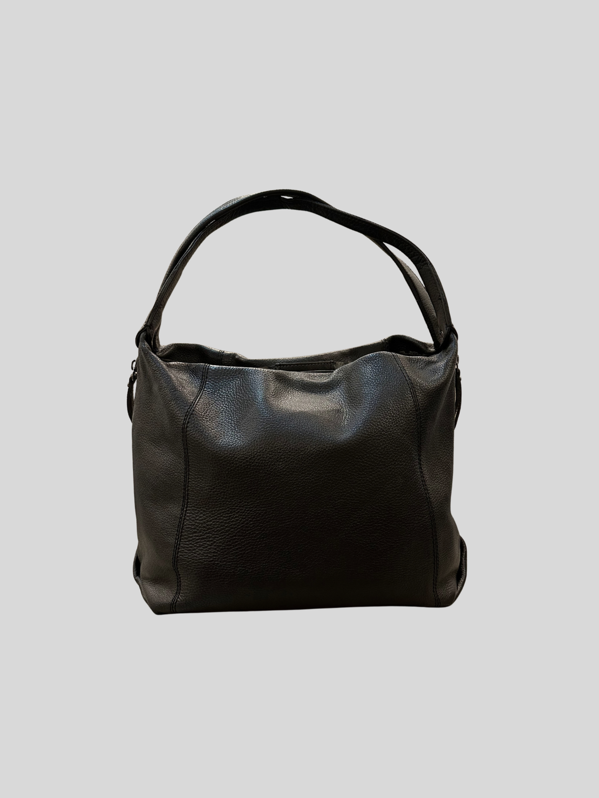 🇧🇪 Belluga – Sac à main noir en cuir véritable