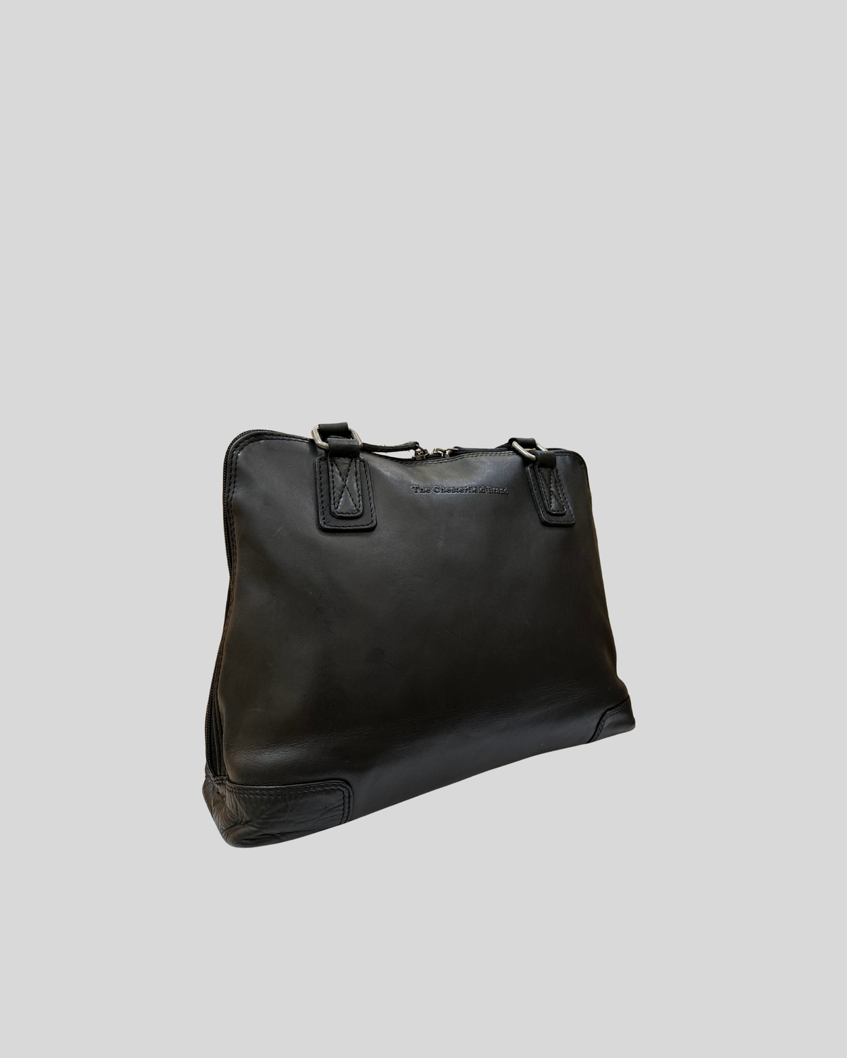 🇳🇱 The Chesterfield Brand – Flint noir en cuir véritable