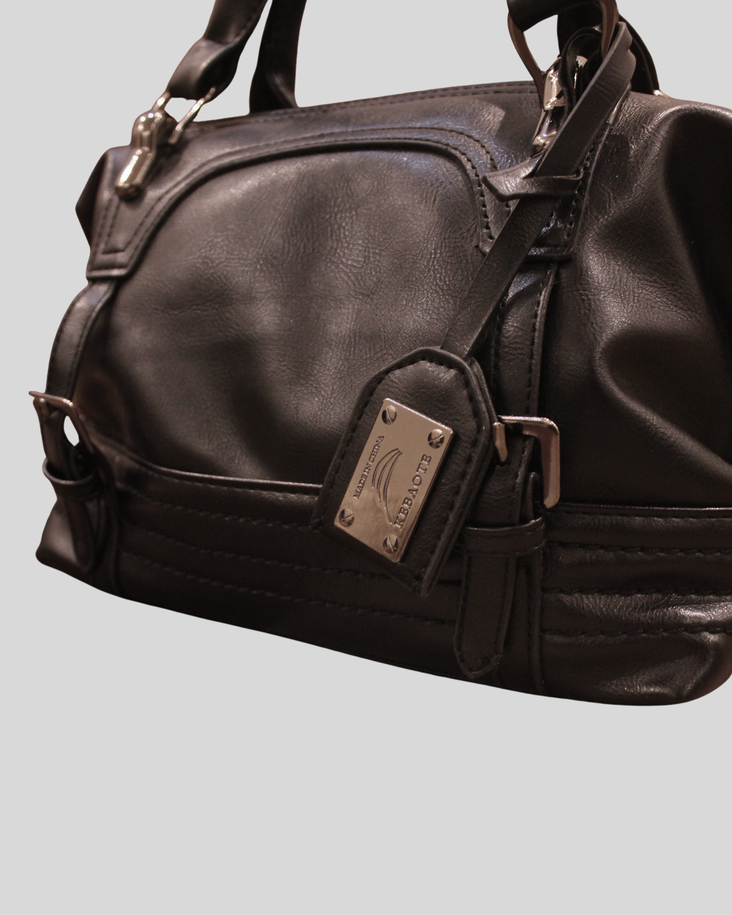 Sac à main Sycamor noir avec bandoulière