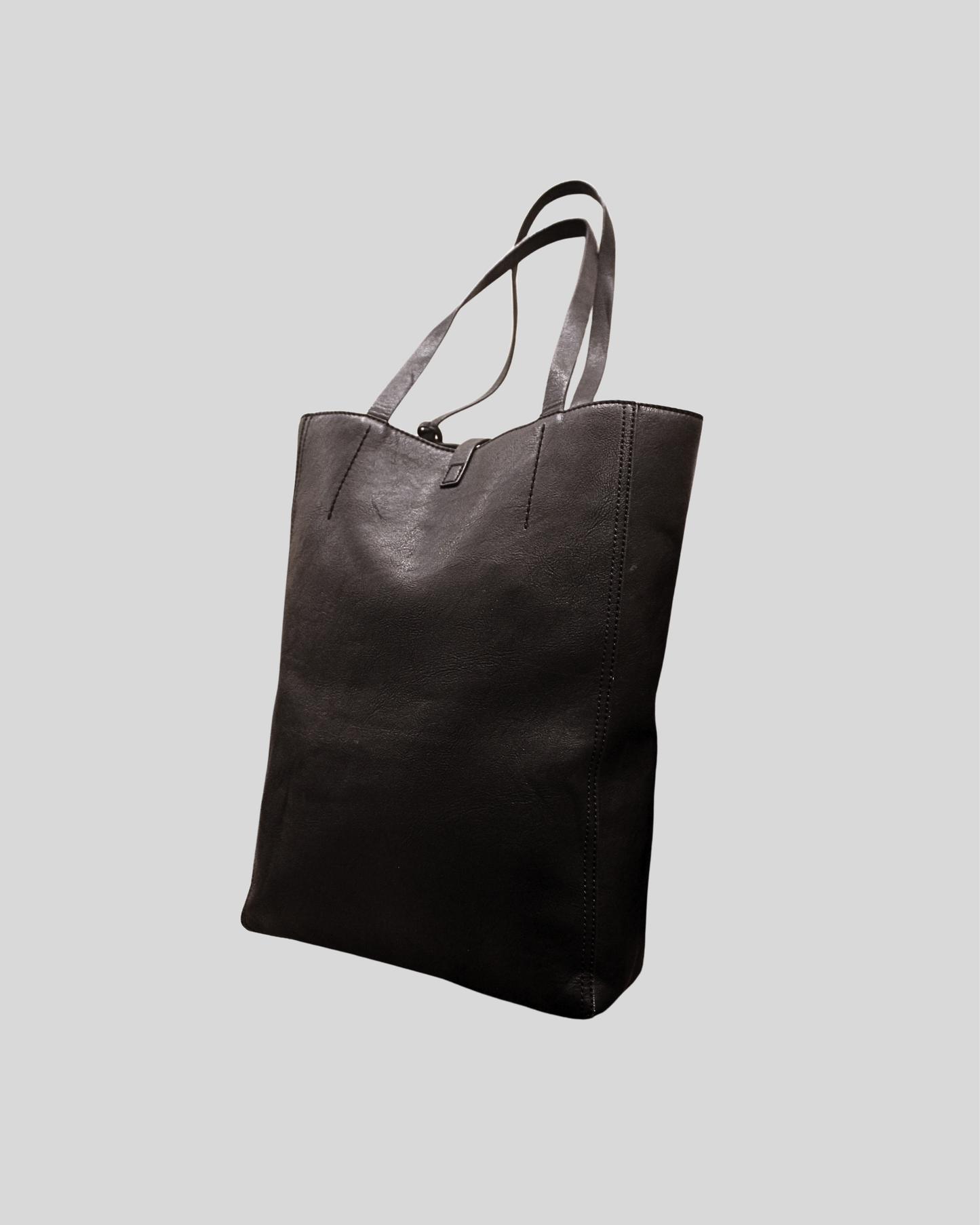 Tote bag Esprit noir en cuir