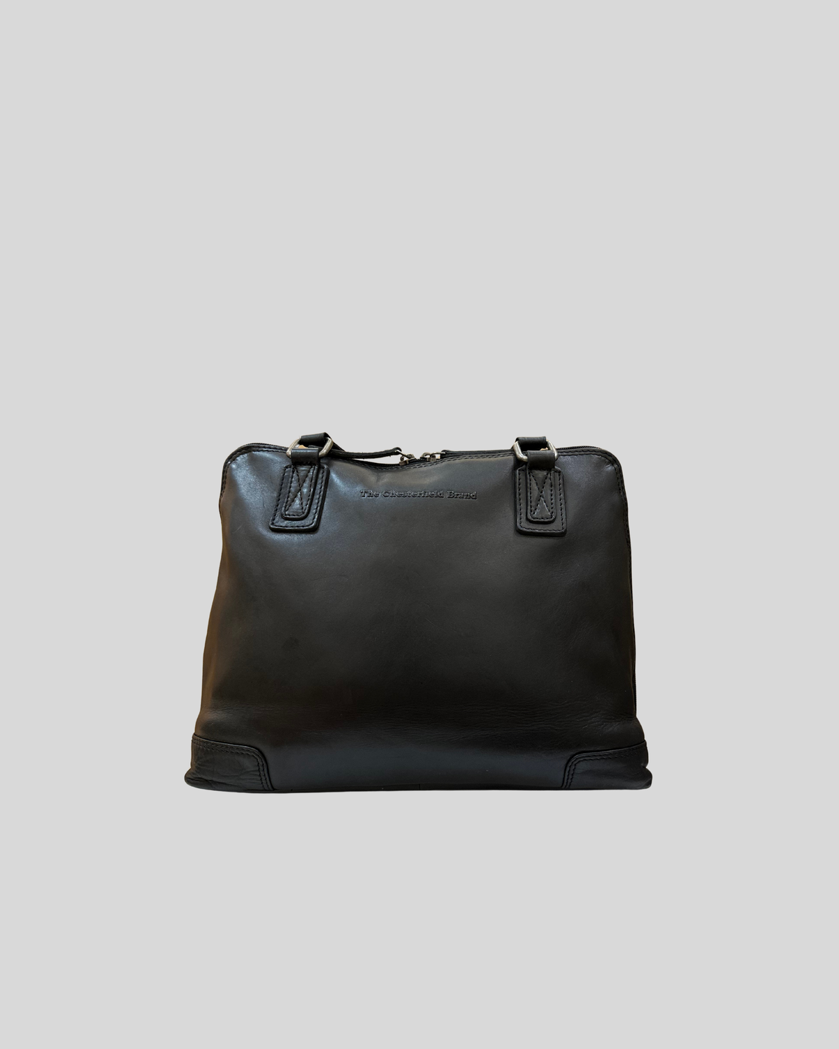🇳🇱 The Chesterfield Brand – Flint noir en cuir véritable