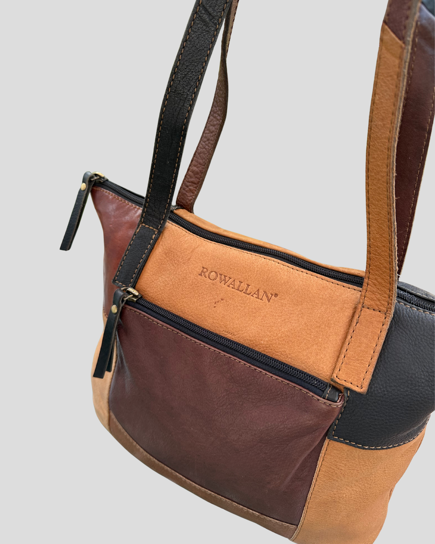 Sac Rowallan Patchwork – Cuir Authentique