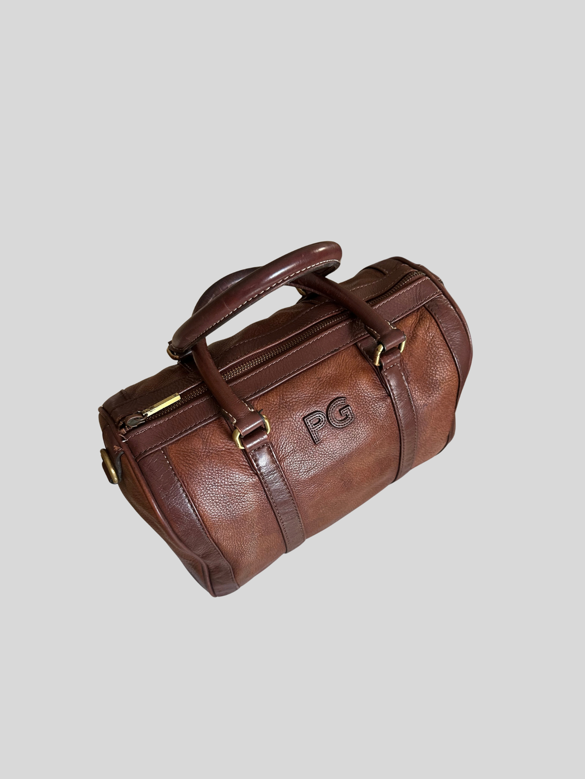 🇪🇸 Purificación García – Sac à main bowling marron