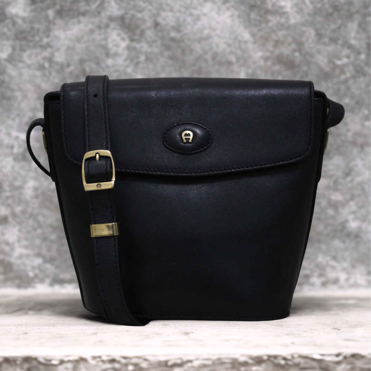 Etienne Aigner Black Crossbody Bag