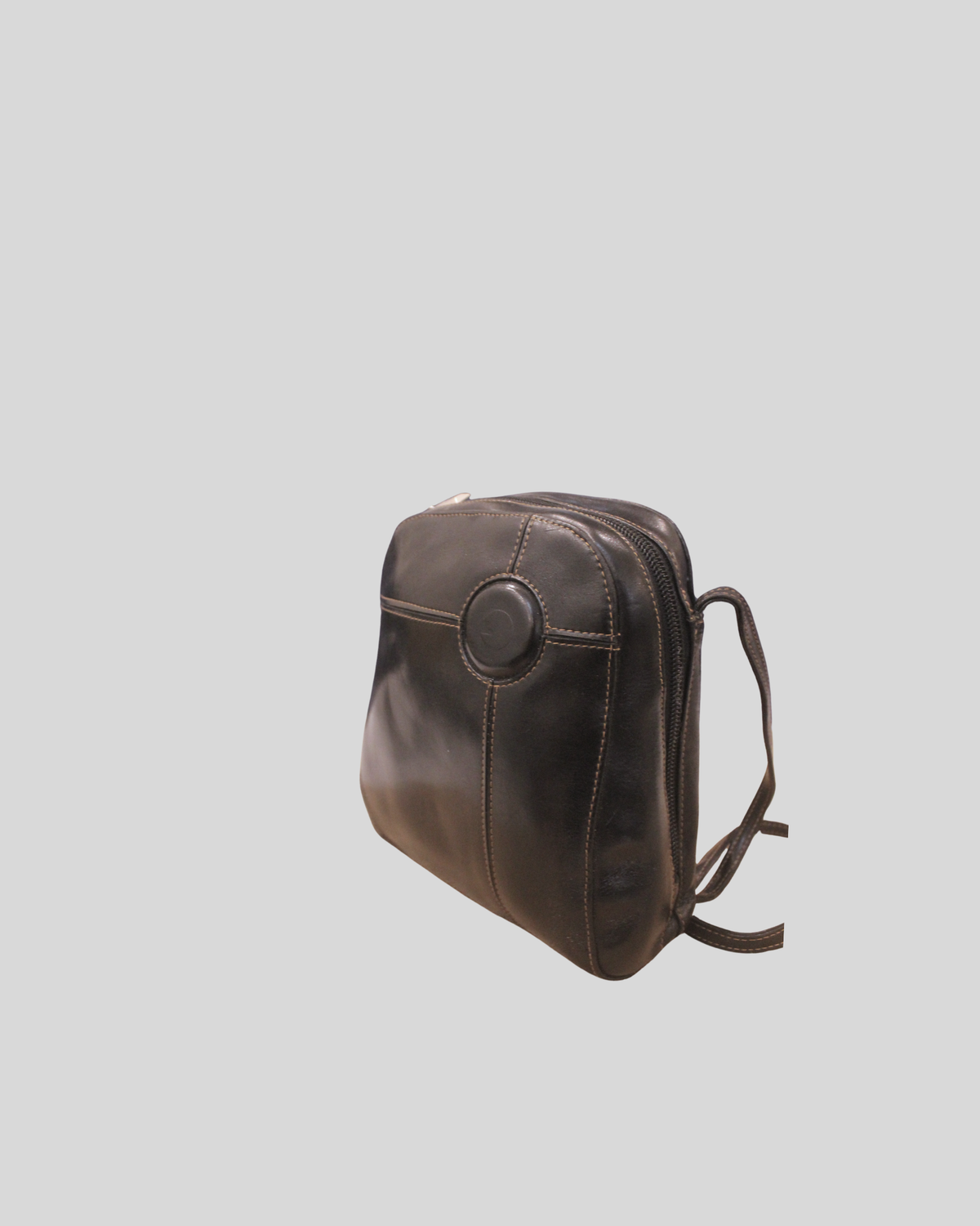 Sac à bandoulière Liza Cline noir en cuir véritable