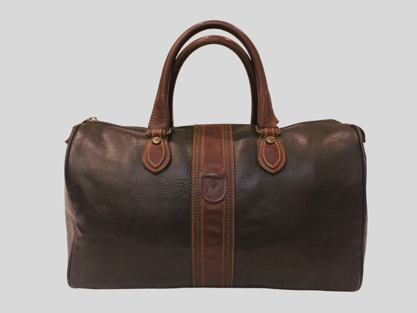 Sac de Voyage Polochon en Cuir Vintage – Nobuck