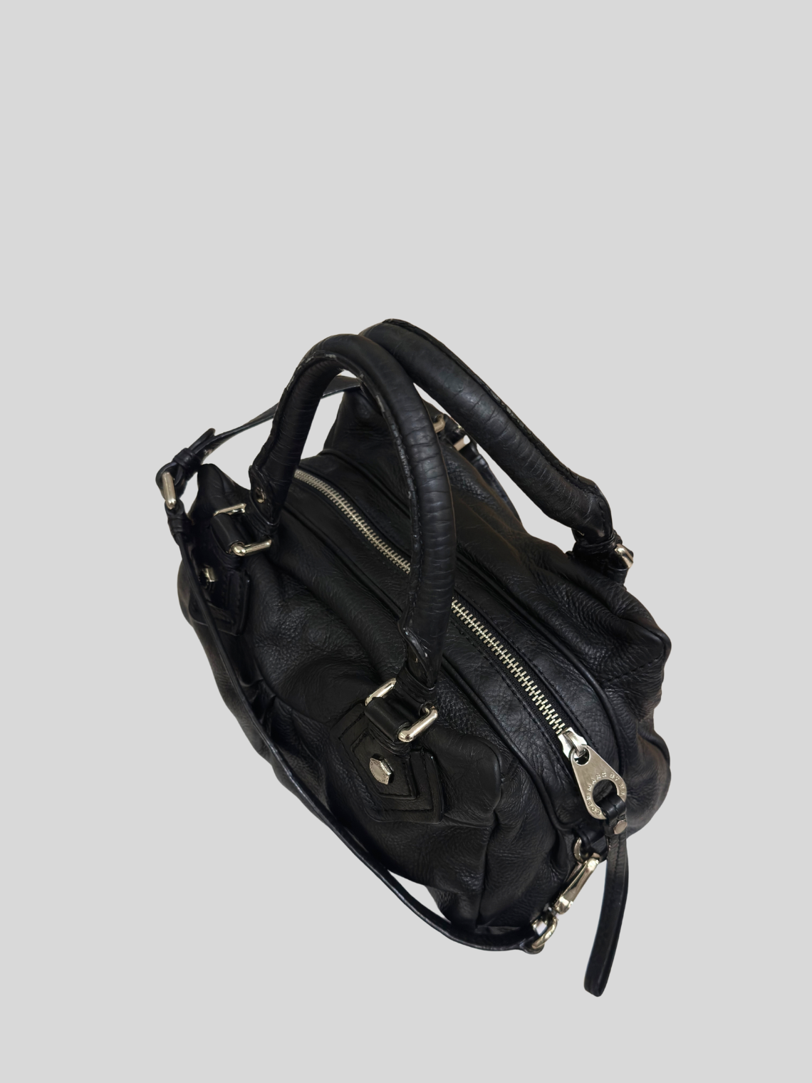 Marc by Marc Jacobs – Classic Q Baby Groovee noir en cuir véritable