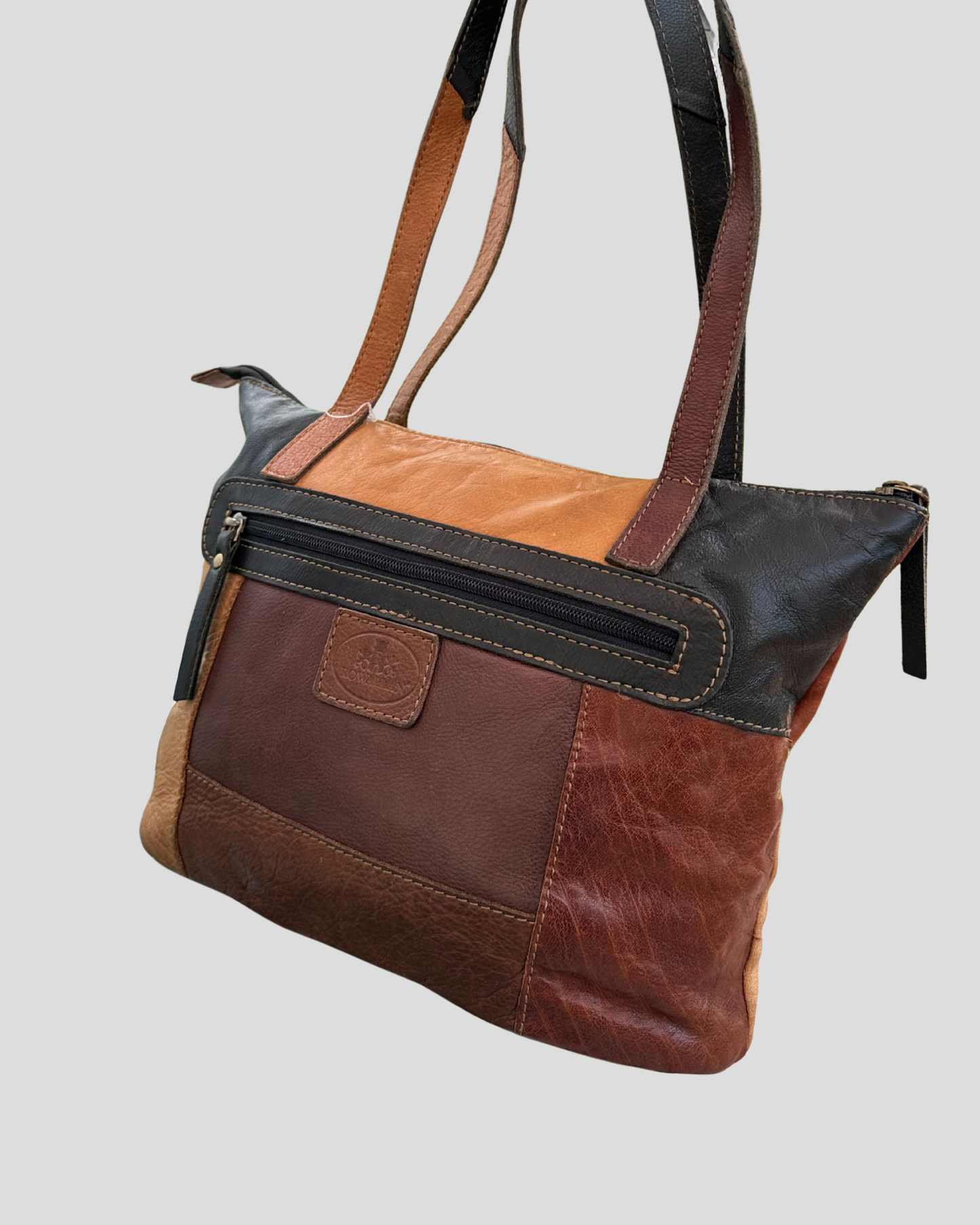 Sac Rowallan Patchwork – Cuir Authentique