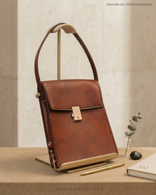 Pochette bandoulière German marron