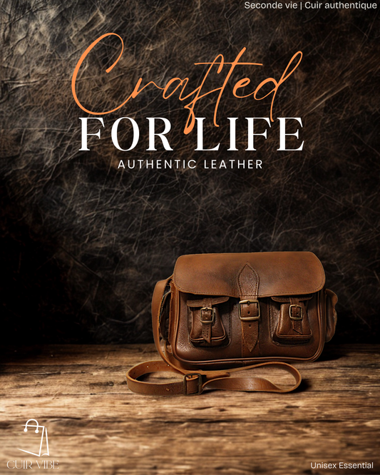 Leather Artisanal Bag - Unisex