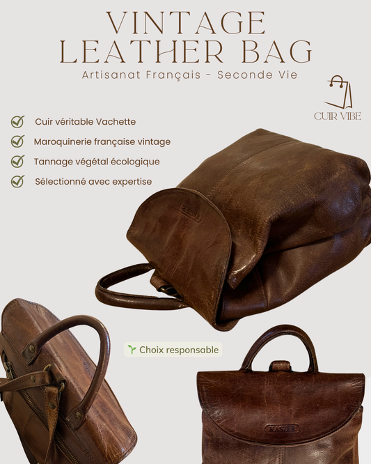KASZER Leather Backpack