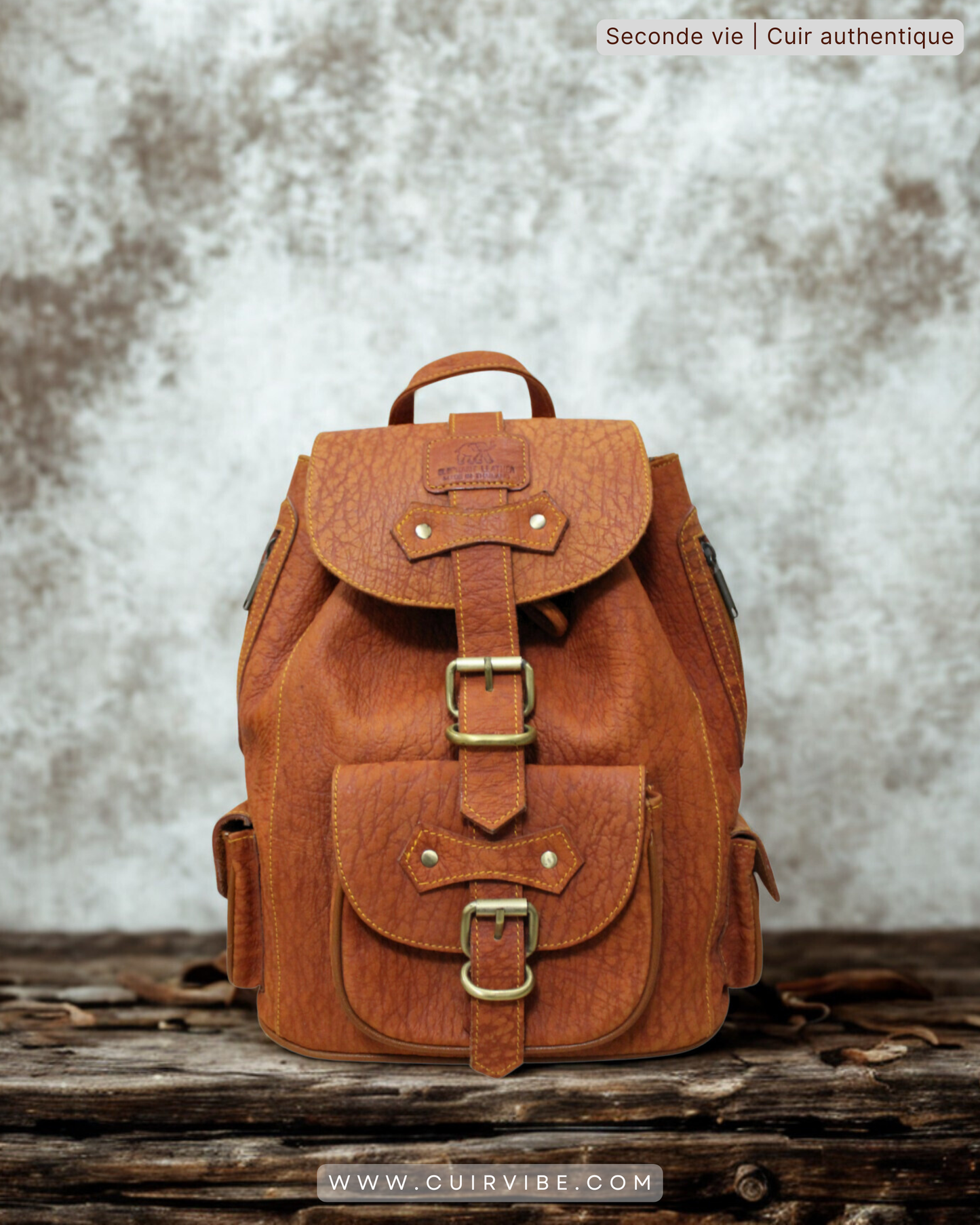 Genuine Leather Backpack